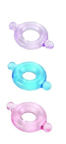 Elastomer C Ring Set -  Blue&amp;#44; Purple&amp;#44; Pink