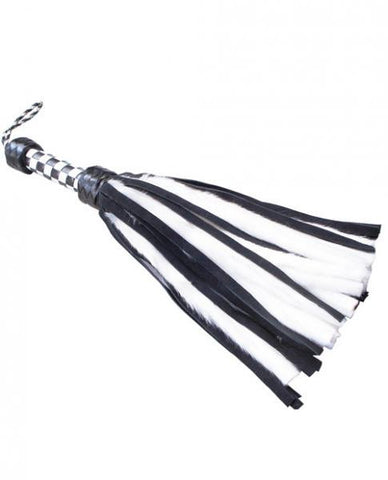 Ruff Doggie 18&quot; Petite Fluffy Flogger White