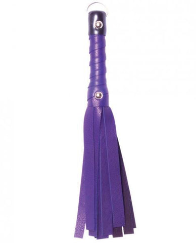 Deerskin Whip 12&quot; - Purple