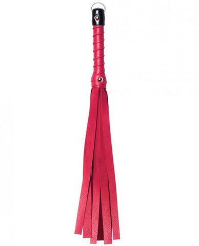 Deerskin Whip 18&quot; - Red