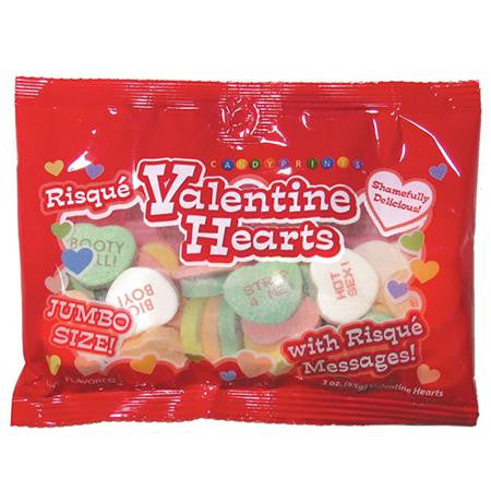 Risque valentine jumbo heart candy - 3 oz. bag