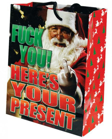 F*ck You Here&#039;s Your Present Gift Bag
