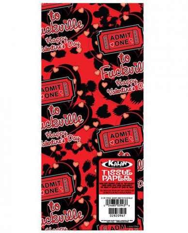 Admit One Happy Valentine&#039;s Day Gift Tissue Paper