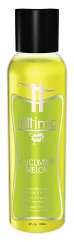 Inttimo Cucumber Melon Aromatherapy Massage Oil 4oz