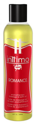 Inttimo By Wet Romance Aromatherapy Massage Oil 8 oz