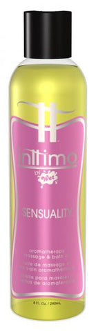 Inttimo By Wet Sensuality Aromatherapy Massage Oil 8 oz