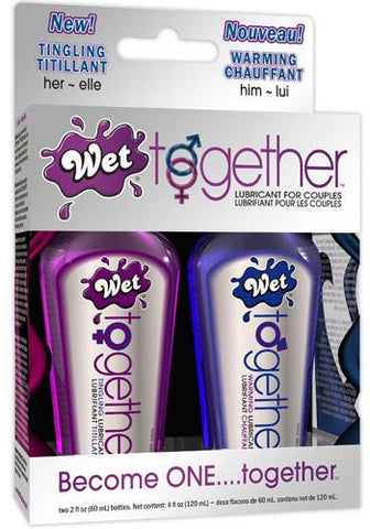 Wet together Lubricant for Couples 2 oz