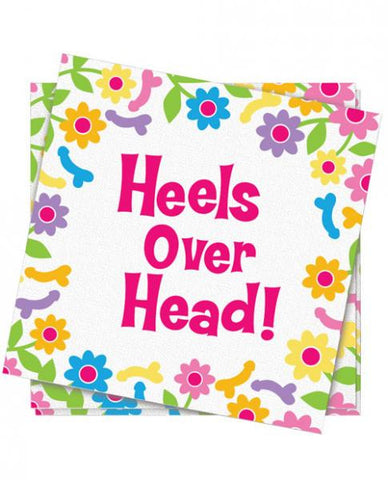 Bachelorette Floral Napkins Asst. Sayings 8 Pack