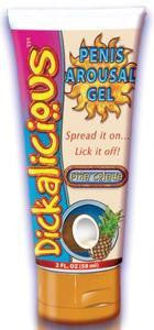 Dickalicious Penis Arousal Gel 2 oz - Pina Colada