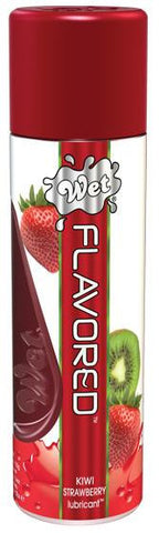 Kiwi-Strawberry Wet Flavored Gel Lubricant 3.6 oz