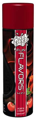 Wet Fun Flavors 4-in-1 Popp&#039;n Cherry 10.7oz Lubricant