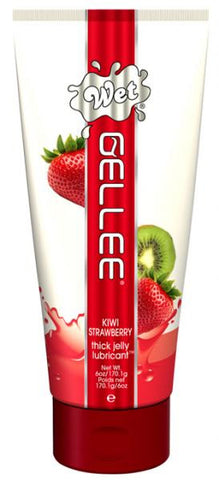 Wet Gellee Flavored Kiwi-Strawberry Jelly Lubricant 6 oz