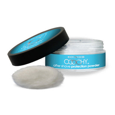 Coochy after shave protection powder w/puff