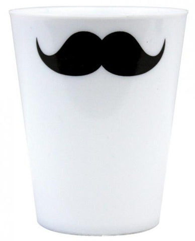 Mustache Plastic Shot Glass