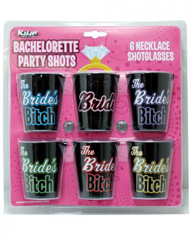 Bachelorette Party Shots Bride&#039;s Bitch 6 Pack