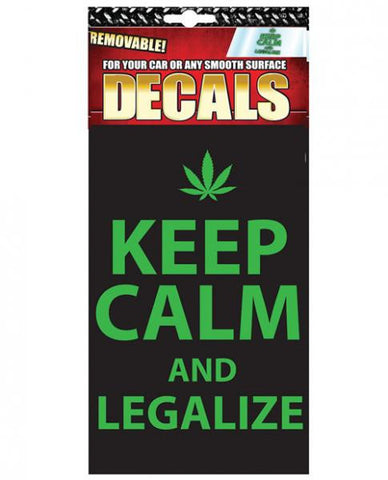 Keep Calm And Legalize Removable Decal