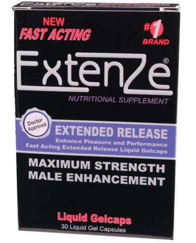 Extenze Extended Release Liquid Gelcaps 30 Box