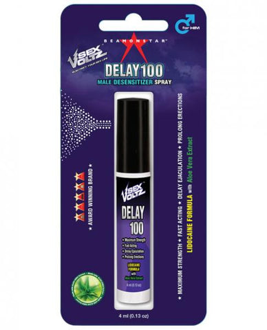 Sex Voltz Delay 100 Male Desensitizer Spray 4ml Bottle