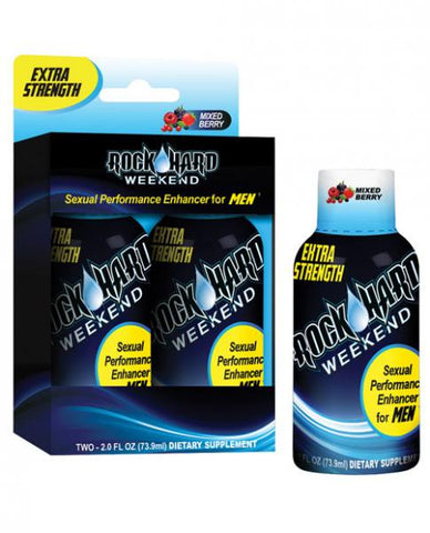 RockHard Weekend Sexual Performance Enhancer Shots - Pack of 2