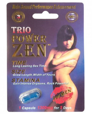 Trio Power Zen Male Sexual Enhancer 1 Capsule
