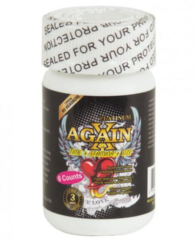 XAgain White Sexual Enhancer For Men 6 Capsules