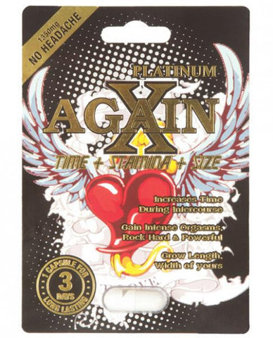 X-Again White Sexual Enhancer For Men 1 Capsule