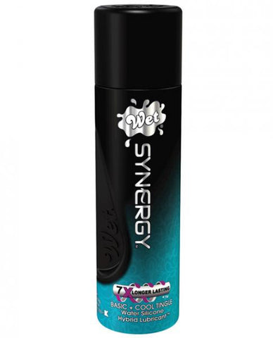Wet Synergy Cooling Tingle Lubricant 3.3oz Bottle