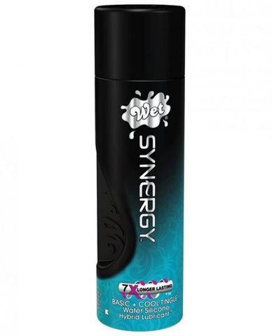 Wet Synergy Cooling Tingle Lubricant 9.9oz Bottle