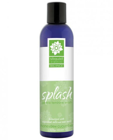 New Sliquid Splash Feminine Wash - 8.5 Oz Honeydew Cucumber