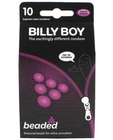 Billy Boy Beaded Condom Box of 10