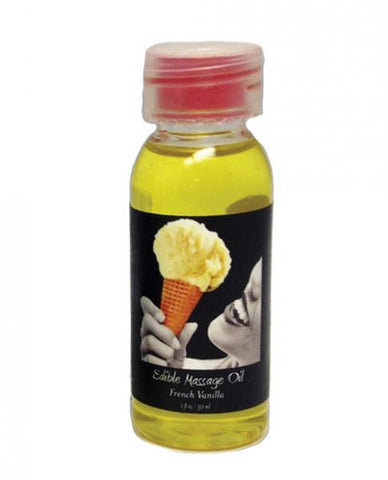 Edible Glow Massage Oil Vanilla 1oz