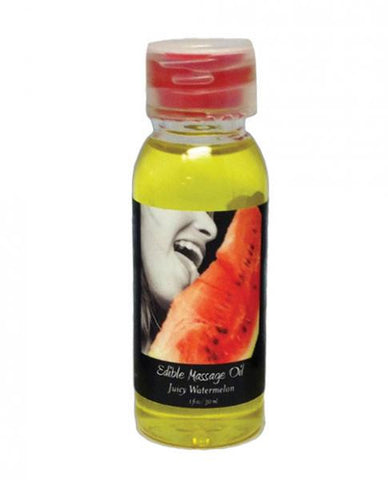 Edible Glow Massage Oil Watermelon 1oz
