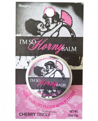 I&#039;m So Horny Pleasure Lip Balm Cherry Tingle .25oz
