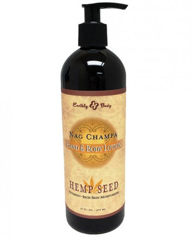 Earthly Body Velvet Lotion Nag Champa 16oz