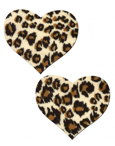 Pastease Heart Cheetah Pasties O/S