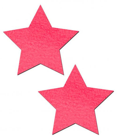 Pastease Neon Pink Star Pasties O/S