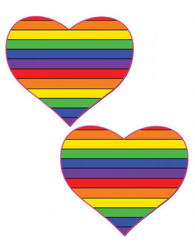 Pastease Rainbow Heart Pasties O/S