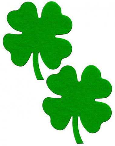 Pastease Four Leaf Clover Pasties O/S Green