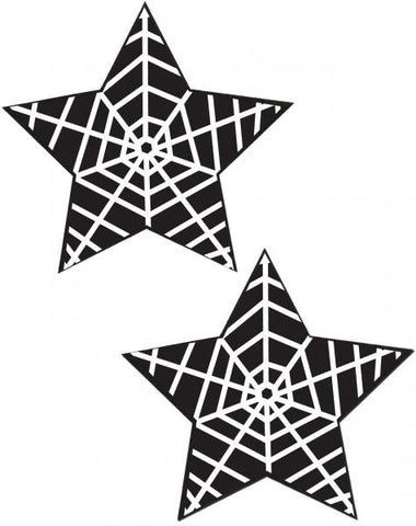 Pastease Halloween Web Pasties O/S