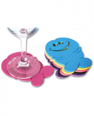 Bachelorette Pecker Drink Coasters 6 Pack