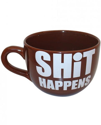 Attitude Mug Shit Happens 22oz