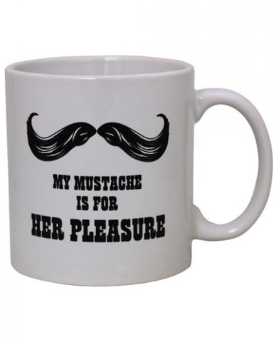 Attitude Mug My Mustache Is For Her Pleasure 22oz
