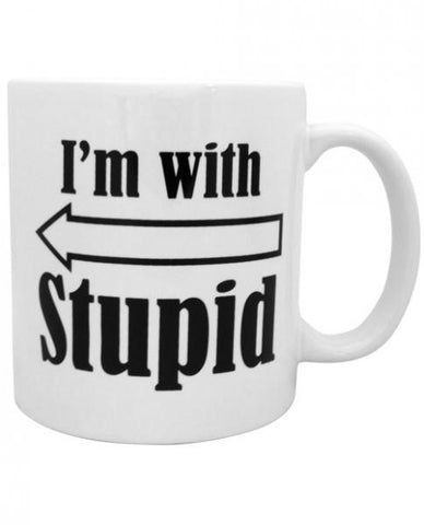 Attitude Mug I&#039;m with Stupid 22oz