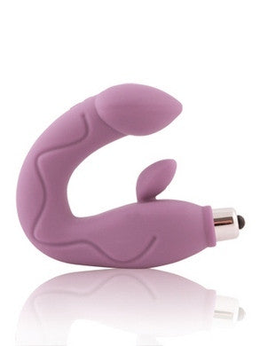 Goddess 7 Function Dual Stimulator- Purple