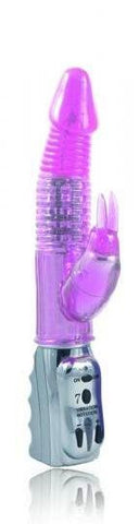 Eve&#039;s Rabbit-Dual Stimulating Vibrator with Gyrating Shaft - Pink