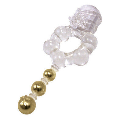 The Bang O - Vibrating Pleasure Ring with Triple Swing Balls-Assorted Colors Each