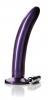 Leisure Silicone Vibrator Harness Compatible 7&quot; - Midnight Purple