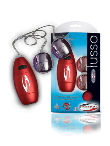 Velvet Lusso Dual Spheres Balls Red
