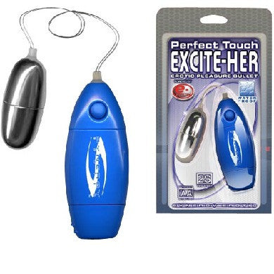 Excite-her silver bullet - luster blue waterproof