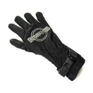 Five Finger Massage Glove Right Hand - Black- Medium